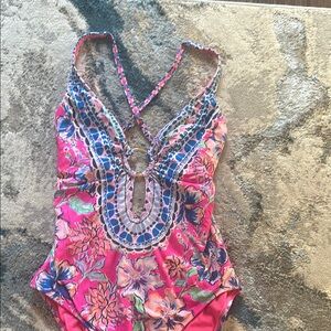 Vibrant Floral One-Piece Swimsuit